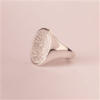Anillo Ultima Edizione Mujer in Plata AAO2407-BIANCO